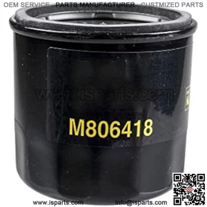 John Deere M806418 John Deere Oil Filter 1023E, 1025R, 1026R, 2210, 4010,755, HPX-DIESEL GATOR,455 LAWN MOWER, X495, X740, X748, and 1435 FRONT MOWER