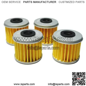 2004-2014 Honda Sportrax TRX 450 R ER OEM Oil Filter 15412-MEN-671 (4 Pack) H92