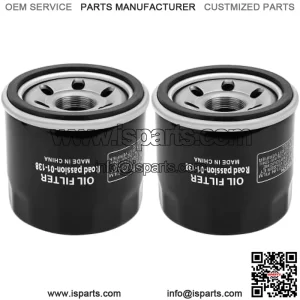 Oil Filter for SUZUKI LTF400 EIGER 2X4 2002-2004 LTF400F EIGER 4X4 400 2002-2007 LTF400F KINGQUAD 4X4 2008-2015(pack of 2)