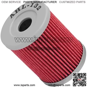 132 Oil Filter for Suzuki LTF250 LTF 250 Quadrunner 4X4 250 1988-2002/Yamaha YP400 YP 400 Majesty 400 2004-2018 (1pc)