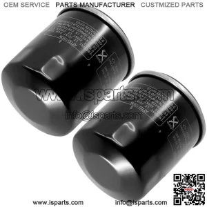 2 Pack Oil Filter for Yamaha YFM660 Grizzly YXR660 Rhino YFM450 Kodiak YFM450Fx (For: 2006 Yamaha Rhino 660)