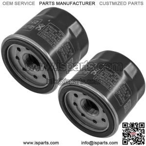 2 Pack Oil Filter for Yamaha YXR660 Rhino YZF R6 599 XJ6 Diversion 600 2006-2018