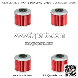 Honda TRX450R TRX450ER HiFlo Oil Filter HF116 TRX 450R 450ER - Pack of 4