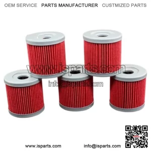 5x Oil Filter For Suzuki LTZ400 LT-Z400 Quadsport 2003 2004 2005 2006 2007-2009