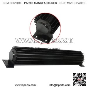 Universal 15" Dual Pass Transmission Trans Aluminum Cooler with 1/4" NPT Fitting