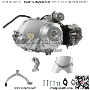 125cc 4 Stroke ATV Engine Motor 3-Speed Semi Auto w/Reverse For ATV Quad Go Kart