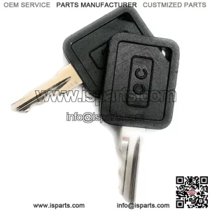 Club Car Golf Cart Key Replaces DS and precedent Ignition Key ( QTY 2 )