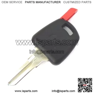 Key Blank for Peugeot Speedfight & Vivacity. New Uncut Key with Immo Chip Holder