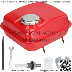 Gas Fuel Tank for Hemi Predator 212cc 196cc 5.5hp 6.5hp Coleman CT200U CT200U-EX BT200X RB200 KT196 Massimo Baja Warrior MB200 GX160 GX200 Mini Bike Go Kart Clone Ghost Engine Parts Red