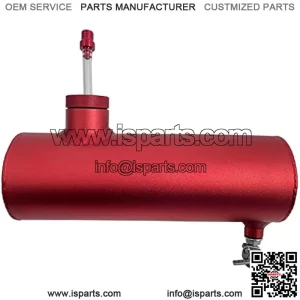 Red Gas Tank Aluminum Cylinder 10" For Coleman Powersports CT200U BT200X CT200u-ex,For Predator 212cc 196cc/6.5HP Go Kart and Gas Mini Bike