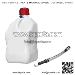 Patriotic 5.5 Gallon Square Utility Jug + Deluxe Fill Hose