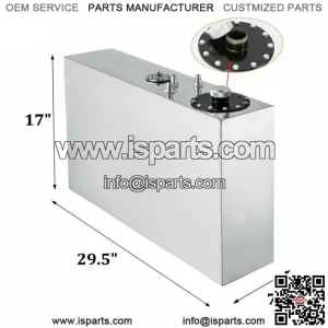 Slim Aluminum Race Drift Fuel Cell Gas Tank+level Sender 17 Gallon 64L