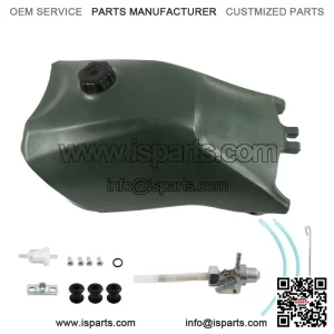 Green Fuel Tank w/ Cap and Fuel Petcock For Honda FourTrax 300 TRX300 1993-2000