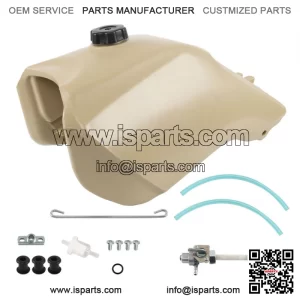 Beige Fuel Tank w/ Cap + Fuel Petcock For Honda FourTrax 300 TRX300FW 4x4 93-00
