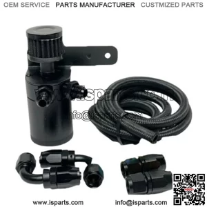 05018 Oil Breather Pot Oil Distribution Pipe-AN8# Black