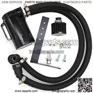 05032 Engine Oil Breather Pot with Air Filter # Black