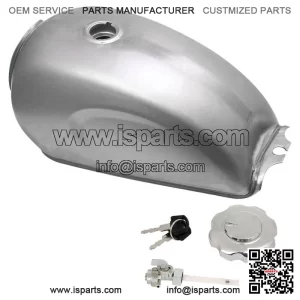 Motorcycle Fuel Gas Tank for CFMOTO Mandrill Cafe Racer Scrambler 2.4 Gallon 9L