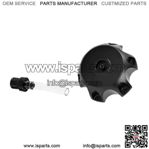 Universal Black Tank Fuel Gas Cap For Suzuki Honda Kawasaki Motorcycle Car Parts (For: More than one vehicle)
