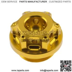 CNC Aluminum Filler Lid Gold For Yamaha YZF R6 R1 CNC GP Engine Oil Cap Fluid