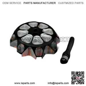 aluminum GAS CAP Yamaha Banshee YFZ450 Raptor 660 Warrior Blaster BLACK