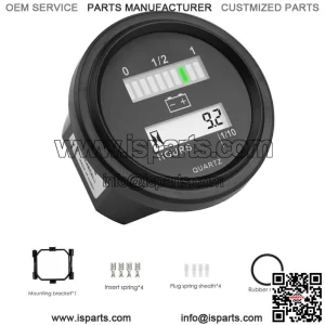 12V24V36V48V72V LED Battery Indicator Meter Fuel Gauge Monitor For Car Golf Cart