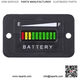 US 36V LED Volt Battery Indicator Meter Gauge For EZGO Club Car Golf Cart Boat