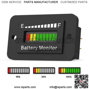 24/36 Volt Battery Indicator for EZGO Club Car Yamaha Golf Cart Meter Gauge ATV
