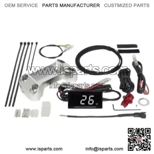 Compact LED Thermometer Kit Silver Monkey 125 #05-07-0009