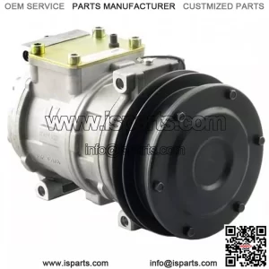 88295763 Nippondenso 10PA17C Compressor, w/ 1 Groove Clutch -Fits John Deere