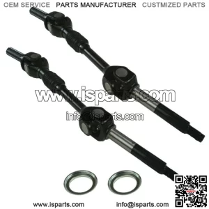 2 Complete Rear Drive Axle Shaft for Kawasaki Mule 2510 KAF950A Diesel 2000~2002 (For: More than one vehicle)