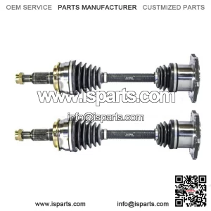 2 Front CV Axles for Silverado Sierra Suburban Tahoe  1500 K1500 4x4 6-lug (For: More than one vehicle)