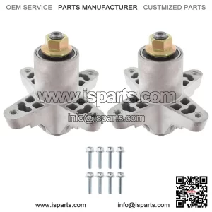 For MTD Cubcadet Troybilt 918-0142 618-0142 918-0138 618-0138 2 Spindle Assembly