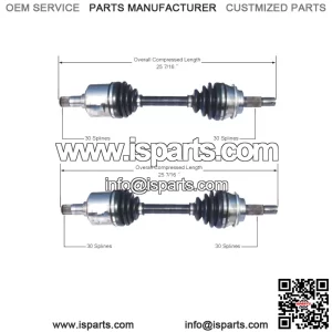 Pair Set 2 Front CV Axle Shaft Assemblies For Lexus GX470 Toyota 4Runner 4WD (For: Toyota)