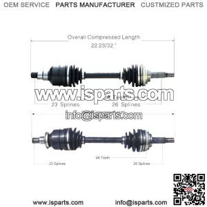 Pair Of 2 Front CV Joint Axle Shafts for Toyota Camry Corolla RAV4 Set (For: Toyota)