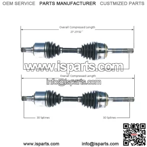 Pair Set 2 Front CV Axle Shafts For Lexus LX470 Toyota Land Cruiser 4WD (For: Toyota)