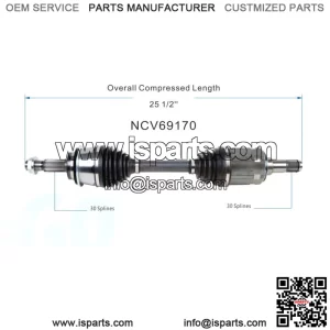 CV Axle Shaft Front Left / Right Side for 03-23 Toyota Tacoma 4Runner FJ Cruiser (For: Toyota)