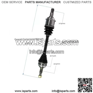 Front Left CV Joint Axle Shaft Assembly For Toyota Avalon Sienna Solara ES300 (For: Toyota)