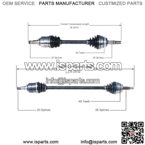 Pair Set of 2 Front CV Axle Shafts For Toyota Corola Manual FWD 5 Speed (For: Toyota)