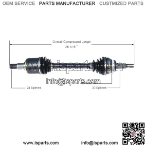 Front Driver Left CV Axle Shaft TO-8163 (For: Toyota)