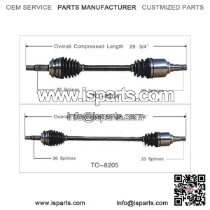 2X Front Left Front Right CV Axle Shaft For Yaris 2006~2017 Toyota (For: Toyota)