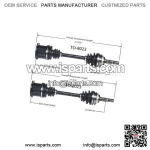 CV Axle Shaft CV Joint Assembly Front 2X For Toyota Camry FWD 1983 1984 (For: Toyota)