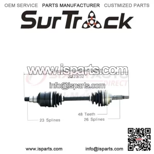 CV Axle Shaft for 1989-1991 Toyota Camry 2.0L L4 - Constant lq (For: Toyota)