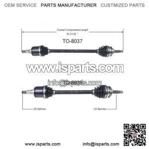 CV Axle Shaft For 1983-1988 Toyota Tercel Front Left Front Right 2pcs (For: Toyota)