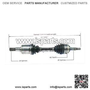 TO-8167 CV Axle Shaft for Constant Velocity vv (For: Toyota)