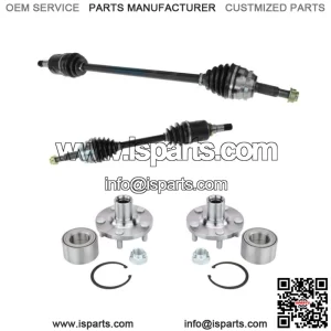 Front CV Axle Shaft Assembly Wheel Hub Bearing Kit for Vibe Matrix (For: Toyota)