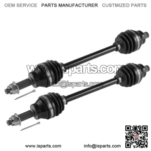 Rear Right And Left CV Joint Axles for Polaris Hawkeye 300 2X4 4X4 2006-2011 (For: Polaris)