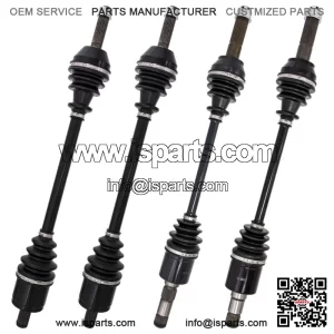 Front & Rear CV Axle for Polaris Ranger 500 700 2204858 2204857 4-PK