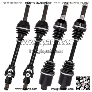 Front & Rear Left Right Axle Rebuild Kit for Polaris Sportsman 600 700