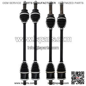 Front Rear CV Axle Kit for Polaris Ranger XP 1000 EPS 1334162 1334161