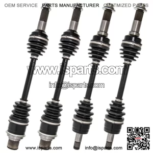 Complete F&R CV Axle Driveshaft Kit for Yamaha Kodiak 400 450 Grizzly 350